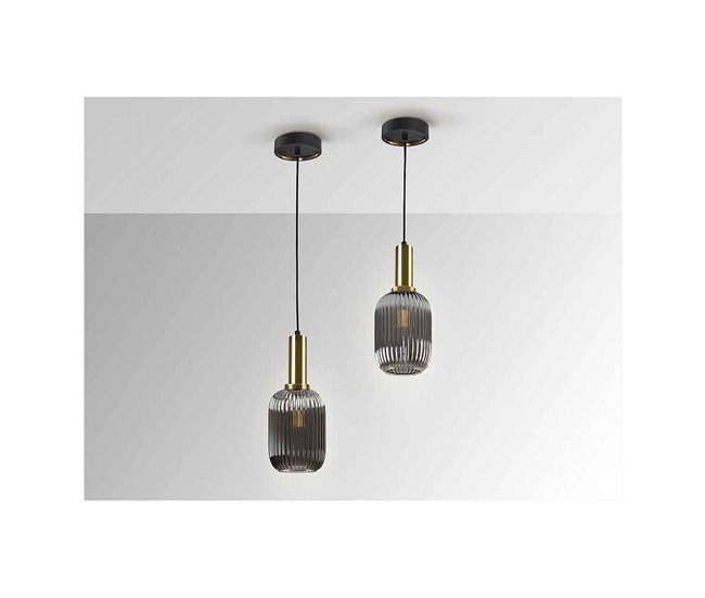 Conforama Lampara De Techo Metal Color Negro Serie Norma 14cm