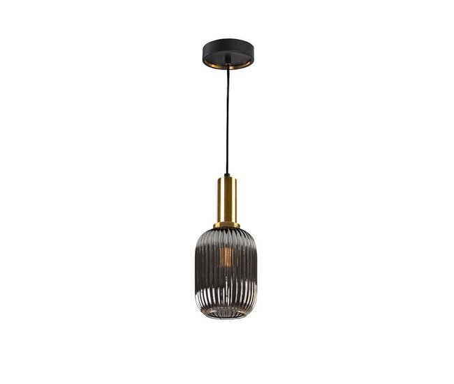 Conforama lampara de techo metal color negro serie norma 14cm