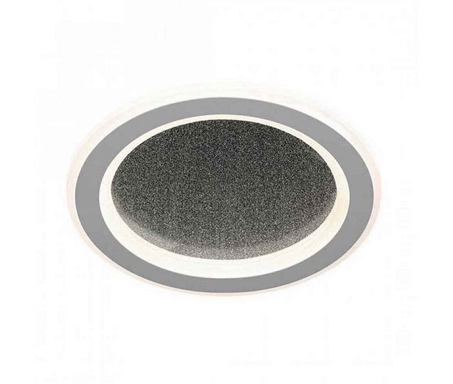 Conforama lampara plafon metal color blanco serie tulum 40cm