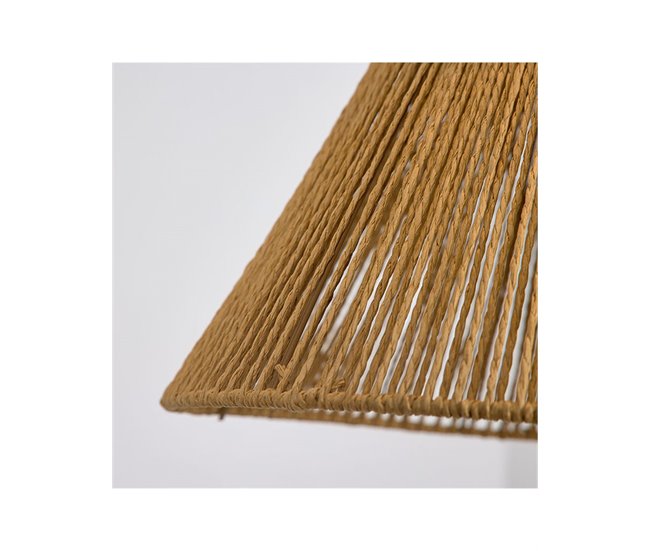 Conforama Lampara Presume De Casa Natur 39*28*39 Marrón Cuerda