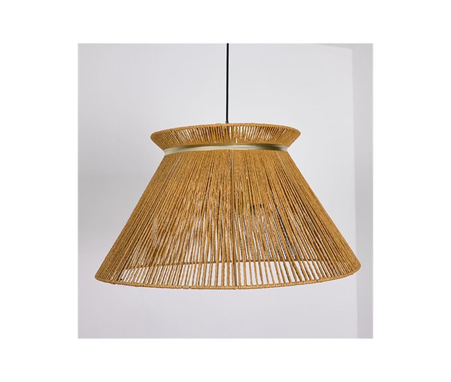 Conforama Lampara Presume De Casa Natur 60*33*60 Marrón Cuerda