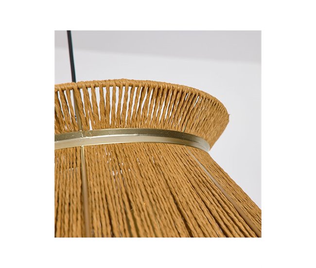Conforama Lampara Presume De Casa Natur 60*33*60 Marrón Cuerda