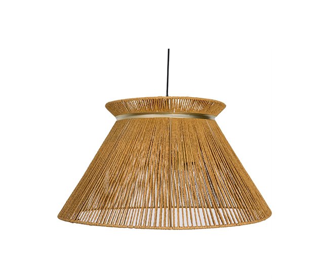 Conforama Lampara Presume De Casa Natur 60*33*60 Marrón Cuerda