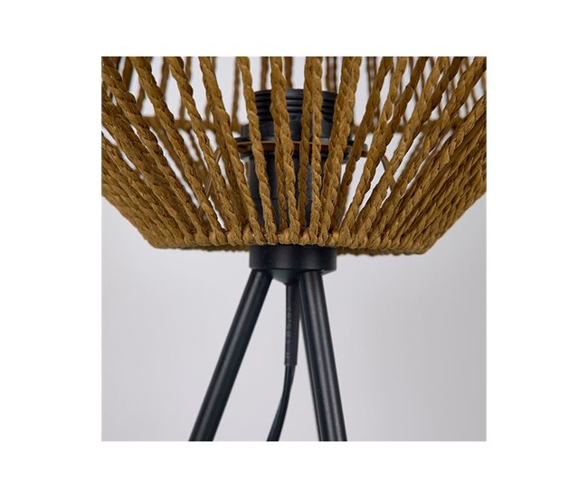 Conforama Lampara Presume De Casa Natur22*52*22marróncuerda Y Metal
