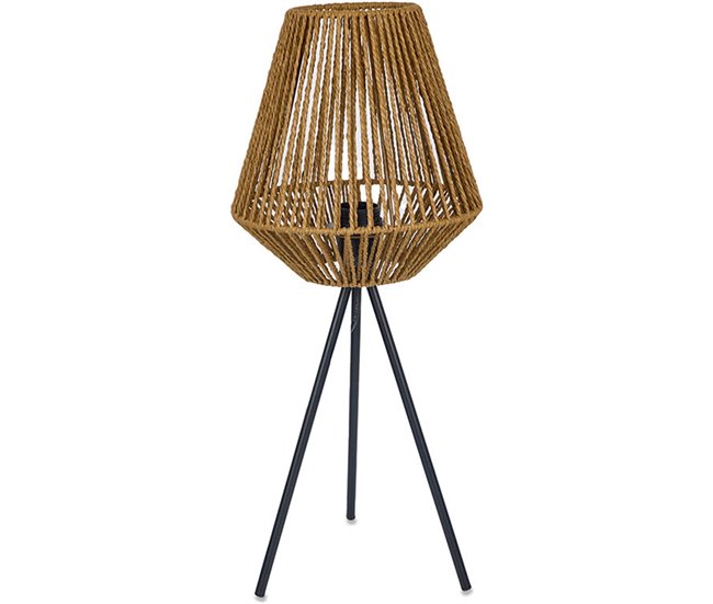 Conforama Lampara Presume De Casa Natur22*52*22marróncuerda Y Metal