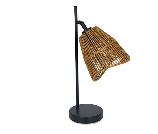 Conforama Lampara Presume De Casa Natur26.5*45.5*16marrónmetal Y Cuerda