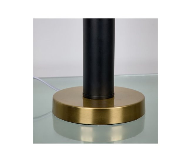 Conforama Lampara Presume De Casa Rio30*52*30dorado Y Negrometal