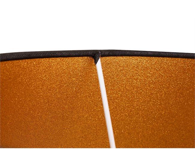 Conforama Lampara Sobremesa Metal Mdf Negro 40x40x71 Cm