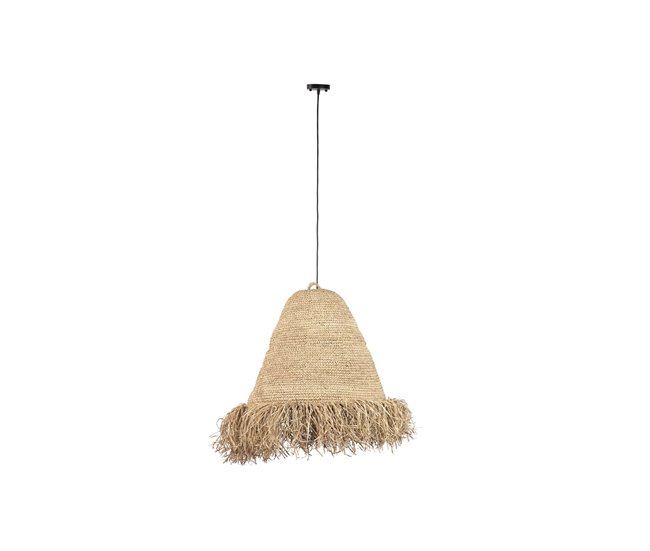 Conforama Lampara Techo Fibras Naturales 60x60x75 Cm