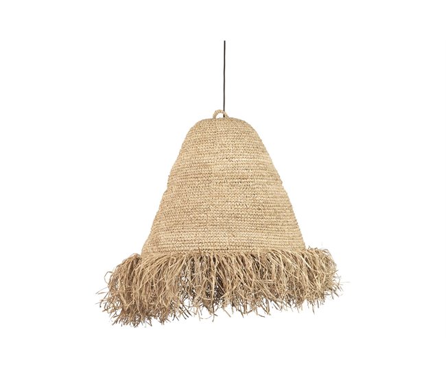 Conforama Lampara Techo Fibras Naturales 60x60x75 Cm