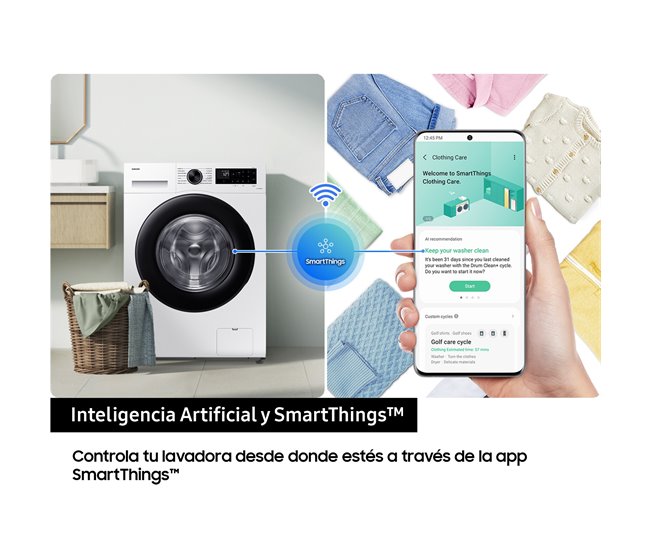 Conforama Lavadora Carga Frontal SAMSUNG WW11DG5B25AEEC 11kg 1400 RPM