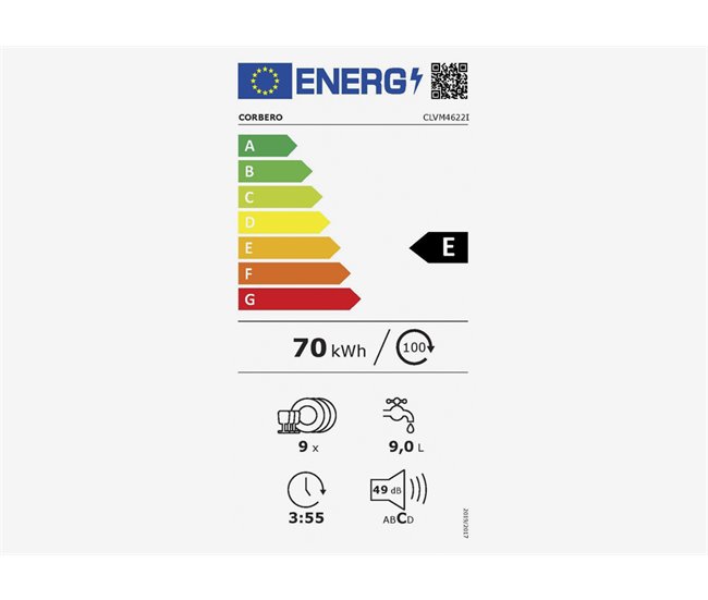 Conforama Lavavajillas Integrable CORBERÓ CLVM4622I