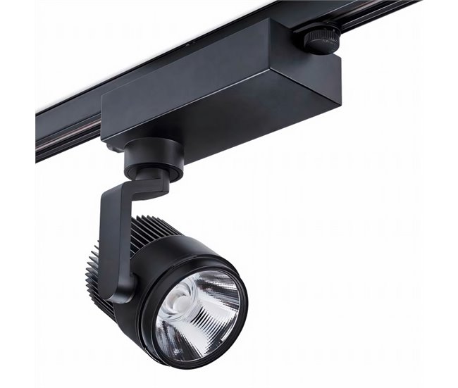 Conforama LEDS C4 Proyector Action Standard 38.6W Blanco Cálido - 3000K CRI 80 On-Off Negro 3261L