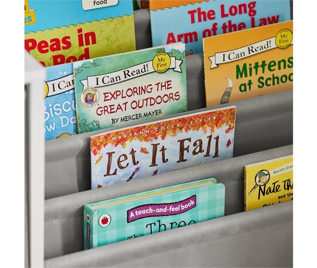 Conforama Librería Infantil Para Niños SoBuy KMB76-W Con 2 Cestas Y 1 Compartimiento 80x30x30x61 Cm