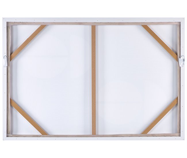 Conforama Lienzo Enmarcado Abstracto Beige 63 X 93 Cm RACALE
