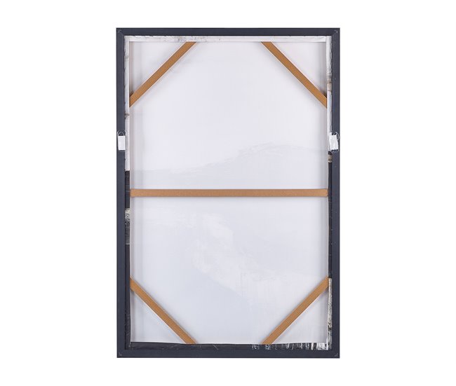 Conforama Lienzo Enmarcado Abstracto Blanco Y Negro 63 X 93 Cm STATTE
