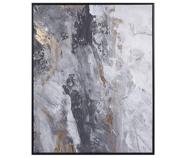 Conforama Lienzo enmarcado abstracto gris 83 x 103 cm JESI