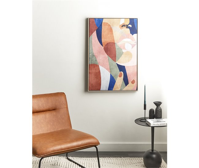 Conforama Lienzo Enmarcado Abstracto Multicolor 63 X 93 Cm BITETTO