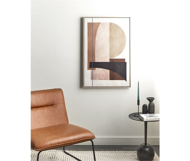 Conforama Lienzo Enmarcado Abstracto Multicolor 63 X 93 Cm RUFFANO