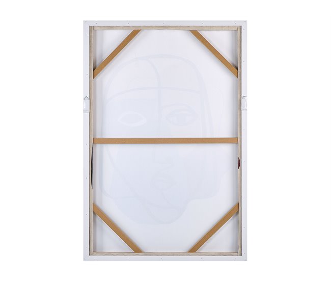 Conforama Lienzo Enmarcado Mujer Multicolor 63 X 93 Cm BINETTO