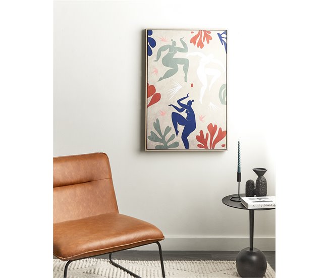 Conforama Lienzo Enmarcado Mujeres Multicolor 63 X 93 Cm LUCERA