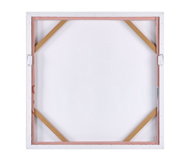 Conforama Lienzo Enmarcado Texto Rosa 63 X 63 Cm TAURISANO