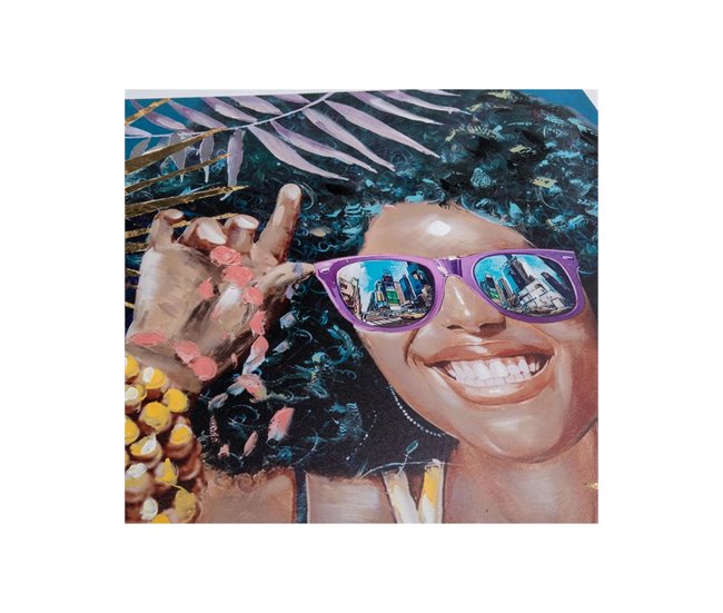 Conforama Lienzos Presume De Casa Anastasia80*80*3multicolorlienzo Sobre Bastidor Madera