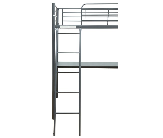 Conforama Litera Loft LEBRON Con Escritório Y Cama Superior