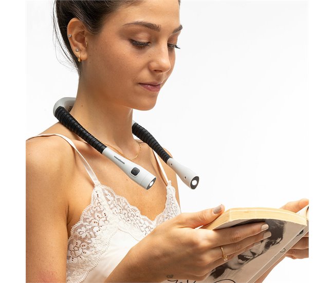 Conforama Luz de Lectura Recargable para Cuello Neddrer InnovaGoods