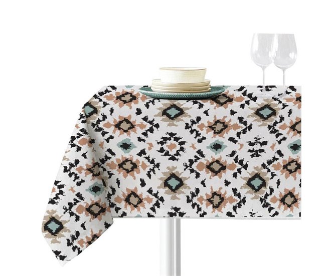 Conforama Mantel Ikats - Multicolor - Mesa 90x90 (150x150)