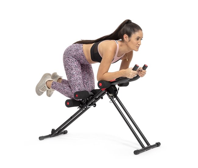 Conforama Máquina de Abdominales Plegable con Guía de Ejercicios Plawer InnovaGoods