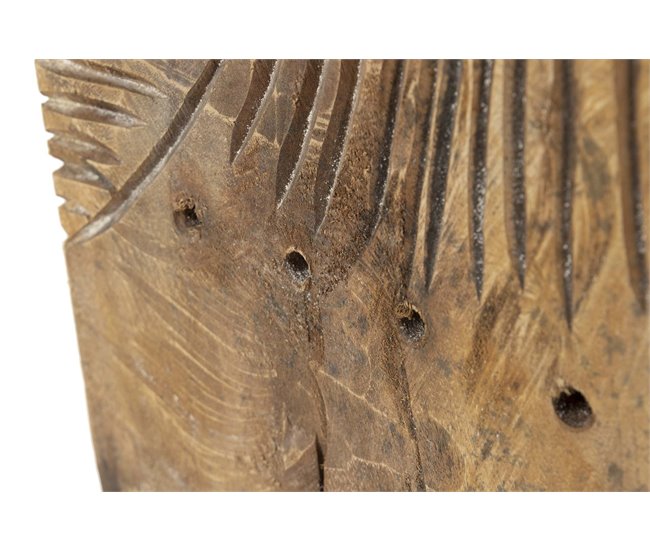 Conforama Mascara Africana Madera Natural 43x24x103 Cm