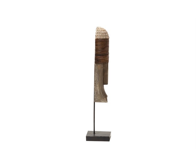 Conforama Mascara Decorativa Madera Conchas 16x12x50 Cm