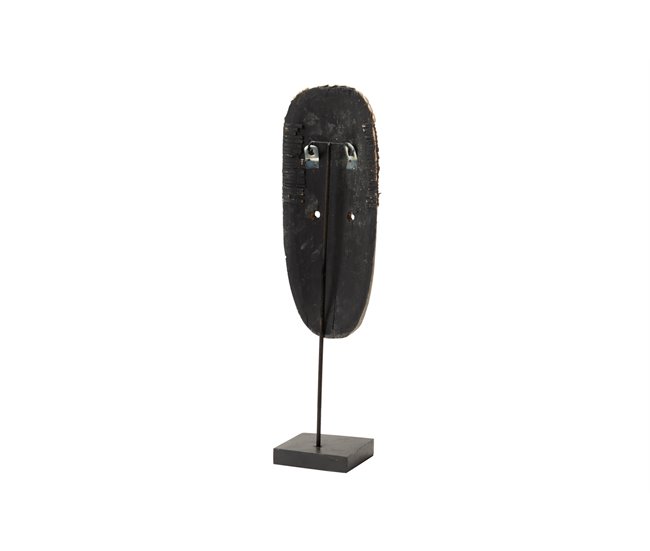 Conforama Mascara Decorativa Madera Conchas 16x12x50 Cm