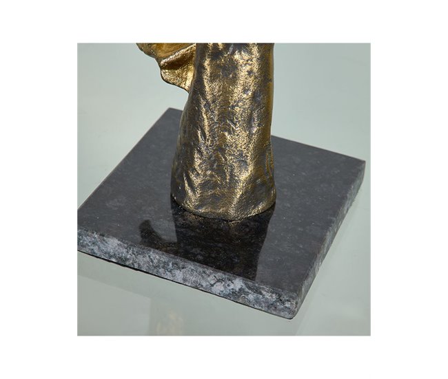 Conforama Máscara Presume De Casa Hollywood14*28*12.5dorado/negrometal/marmol