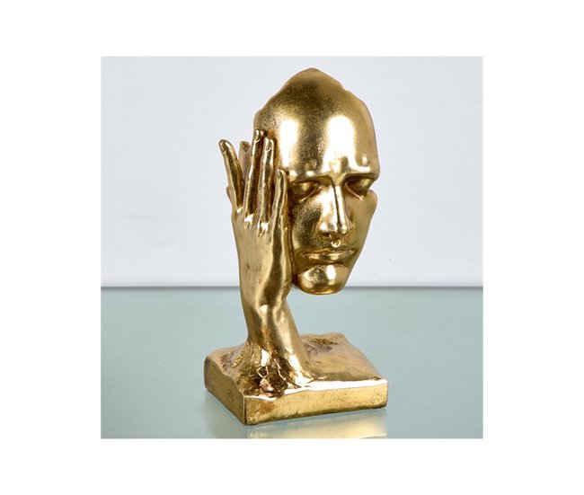 Conforama Mascara Presume De Casa Resina13.5*29.5*13doradoresina