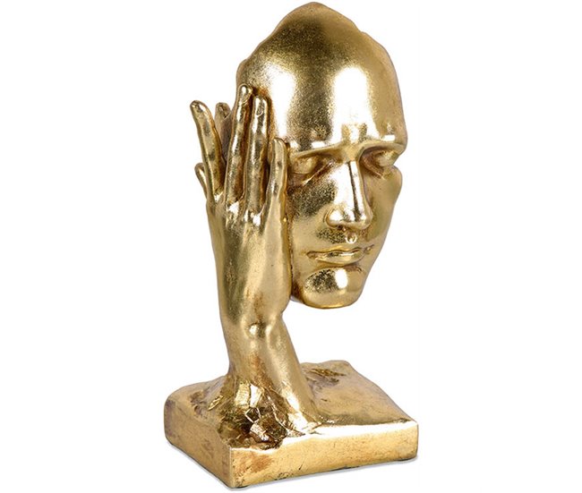 Conforama Mascara Presume De Casa Resina13.5*29.5*13doradoresina