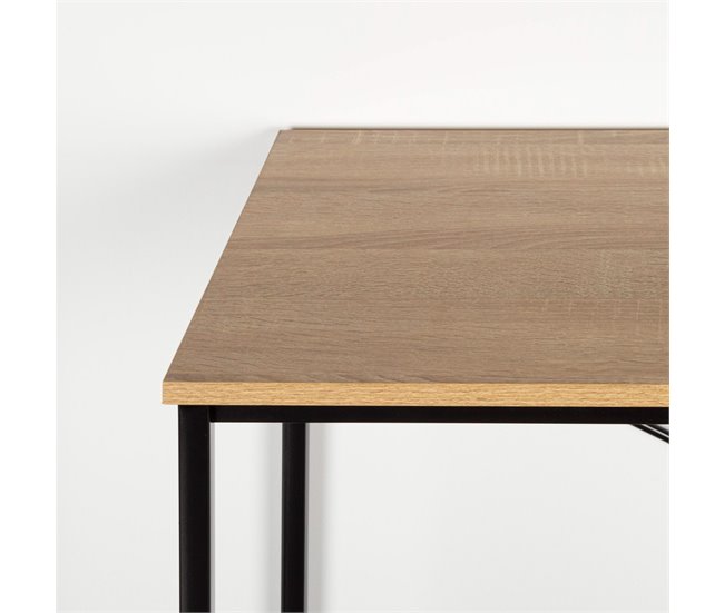 Conforama Max Home Escritorio Madera Y Acero 100x40x70 Cm