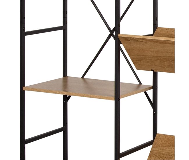 Conforama Max Home Estantería Madera 11 Estantes Máx. 40 Kg