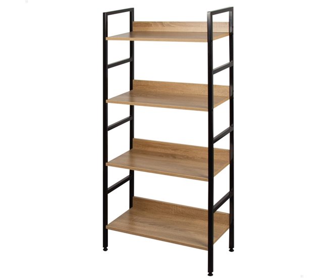 Conforama Max Home Estantería madera 4 estantes máx. 24 kg
