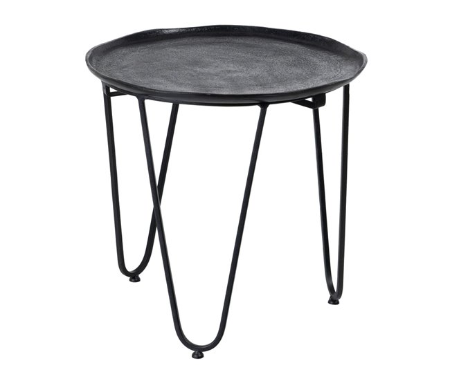 Conforama Mesa Auxiliar Aluminio Hierro 40 X 40 X 51 Cm