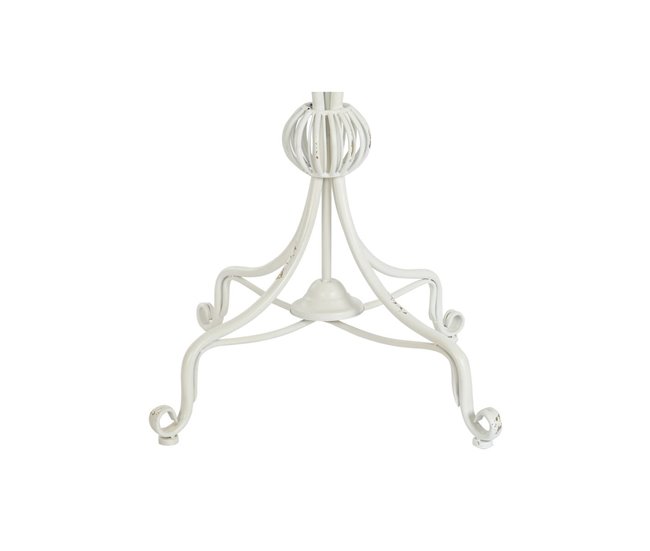 Conforama Mesa Auxiliar DKD Home Decor 81 X 81 X 81 5 Cm Metal Blanco