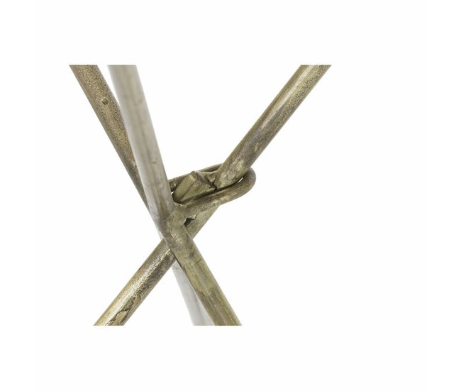 Conforama Mesa Auxiliar DKD Home Decor Dorado Latón (47 5 X 47 5 X 64 5 Cm)