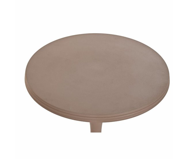 Conforama Mesa Auxiliar DKD Home Decor Rosa Aluminio (40 X 40 X 50 Cm)