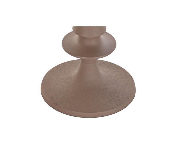 Conforama Mesa Auxiliar DKD Home Decor Rosa Aluminio (40 X 40 X 50 Cm)