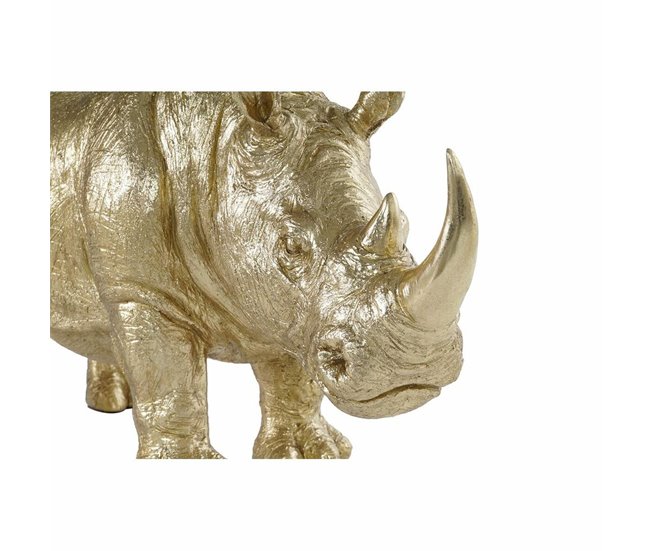 Conforama Mesa Auxiliar DKD Home Decor Transparente Dorado Resina Cristal 100 X 60 5 X 46 Cm