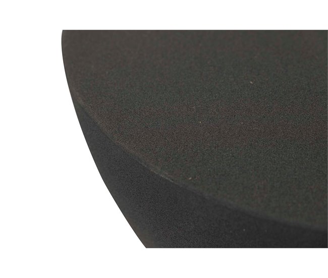 Conforama Mesa Auxiliar Metal Dorado Negro Amala 46x46x59 Cm