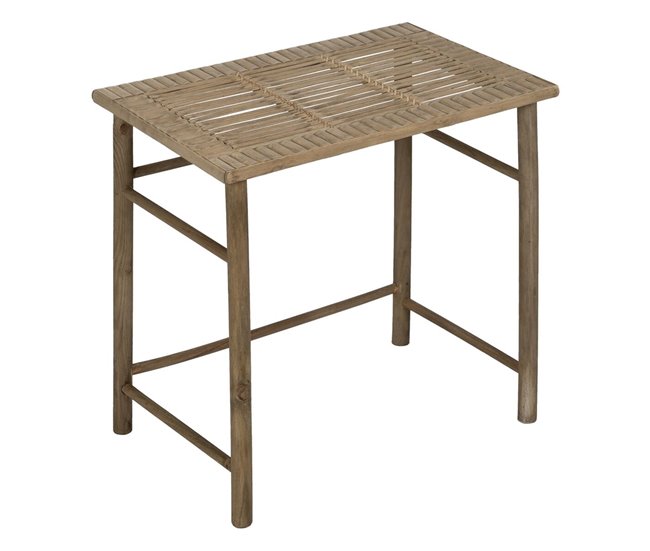 Conforama Mesa Auxiliar Natural Bambú 57 X 38 X 55 Cm 45 X 32 X 47 Cm 34 X 26 X 40 Cm 3 Piezas (3 Unidades)