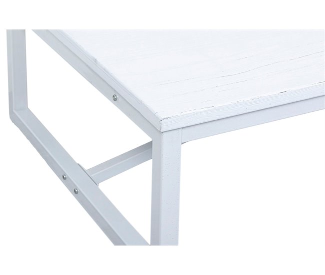 Conforama Mesa Centro Madera / Metal Nashville 140x90x41 Cm