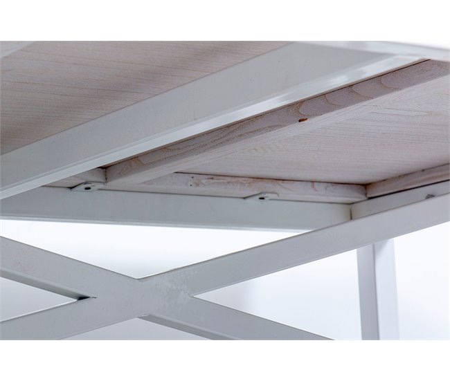Conforama Mesa Centro Madera / Metal Nashville 140x90x41 Cm